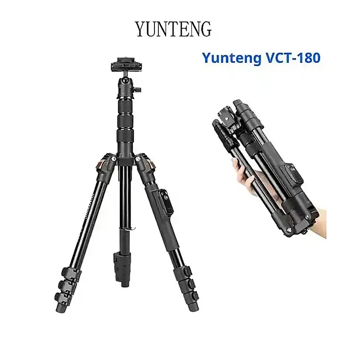 Yunteng VCT-180 Tripod High-end, Compact Camera and Phone...